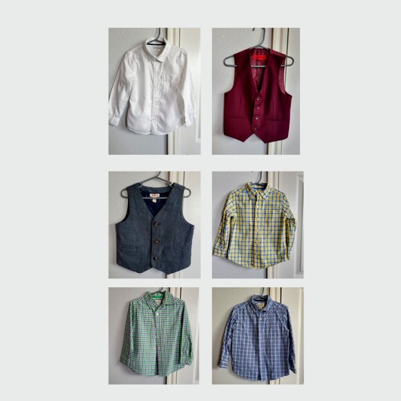 Bundle dress shirts and vests - Picture 1 of 13